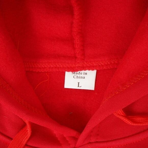 Red Bad Bunny Un Verano Sin Ti Hoodie‎ Size Large - Picture 6 of 7